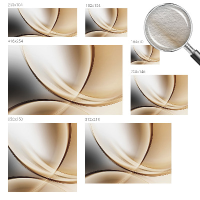 Papel de parede decorativo Linhas arredondadas