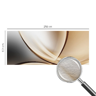 Papel de parede decorativo Linhas arredondadas