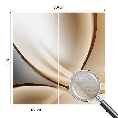 Papel de parede decorativo Linhas arredondadas