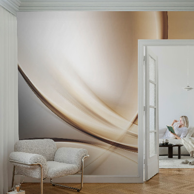 Papel de parede decorativo Linhas arredondadas