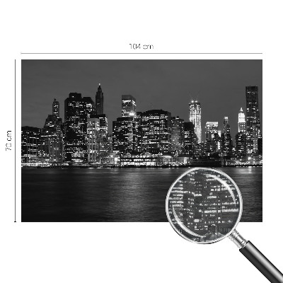 Mural fotográfico Metrópole noturna