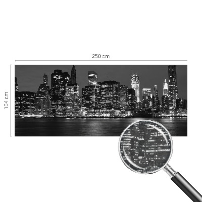 Mural fotográfico Metrópole noturna