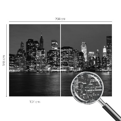 Mural fotográfico Metrópole noturna