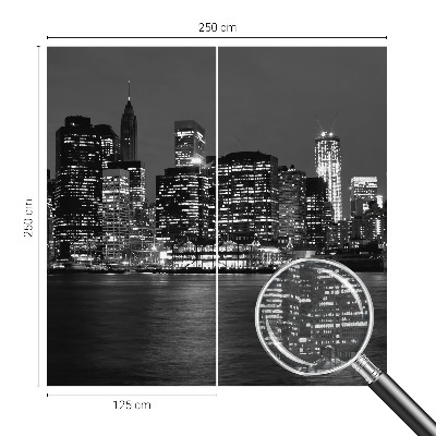 Mural fotográfico Metrópole noturna