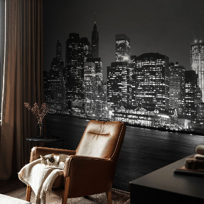 Mural fotográfico Metrópole noturna