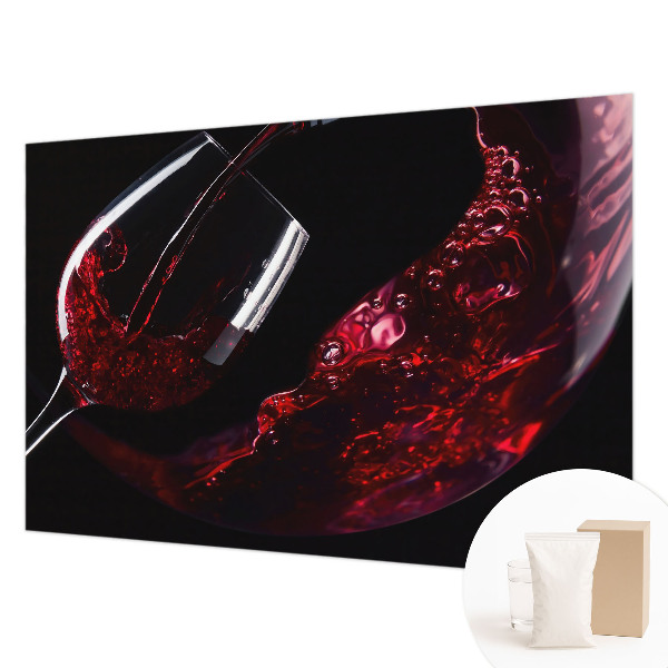 Papel de parede decorativo Vinho tinto