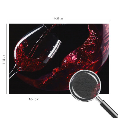 Papel de parede decorativo Vinho tinto