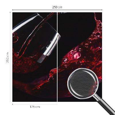 Papel de parede decorativo Vinho tinto