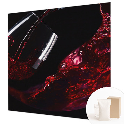 Papel de parede decorativo Vinho tinto