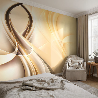 Papel de parede para quarto Linhas onduladas