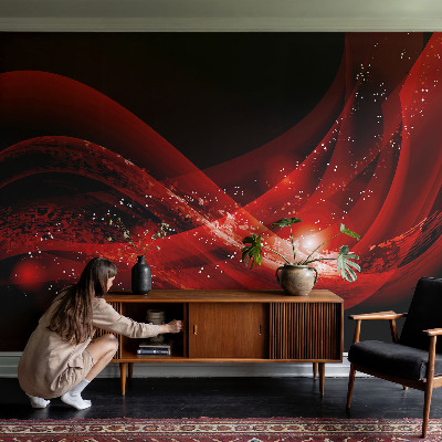 Mural fotográfico Vórtice Vermelho