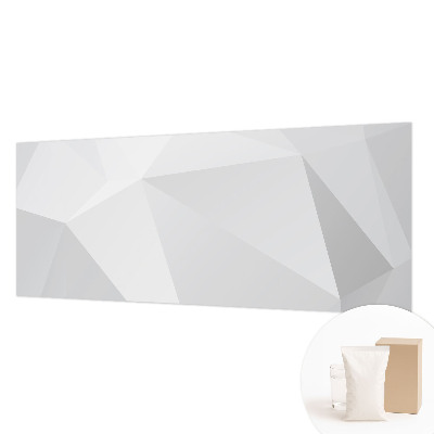 Mural de fotos na parede Triângulos cinzentos