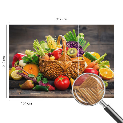 Mural de parede riqueza frutada