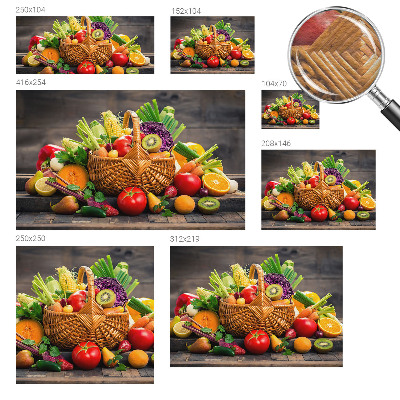 Mural de parede riqueza frutada