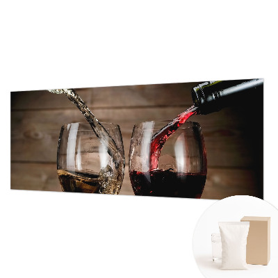 Mural de fotos na parede Taças de vinho