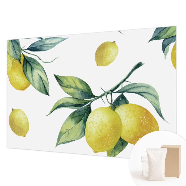 Papel de parede fotográfico motivo de limão