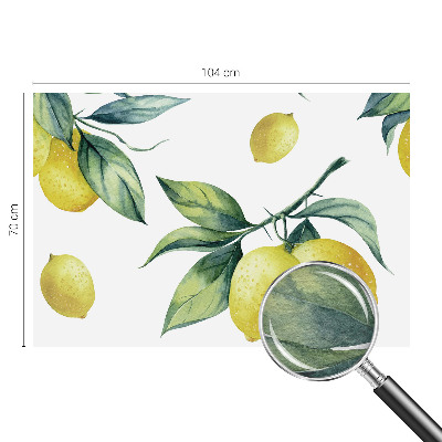 Papel de parede fotográfico motivo de limão