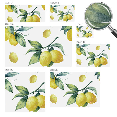 Papel de parede fotográfico motivo de limão