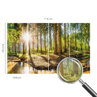 Papel de parede Idílio na floresta