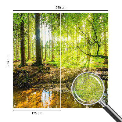 Papel de parede decorativo Paisagem verde