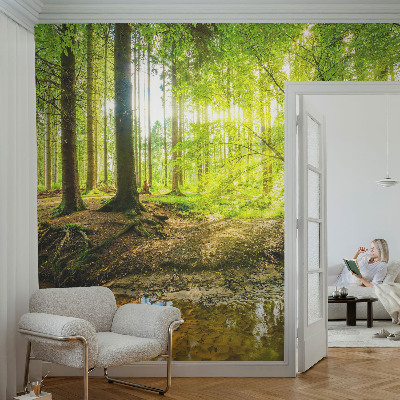 Papel de parede decorativo Paisagem verde