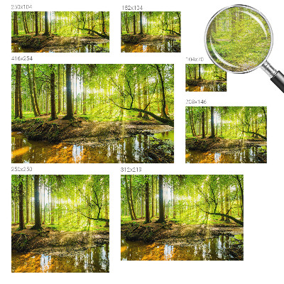 Papel de parede decorativo Paisagem verde