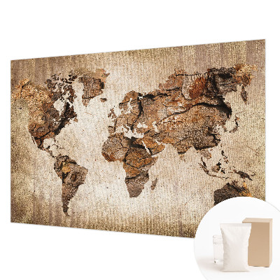 Papel de parede Mapa de madeira
