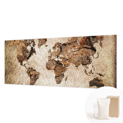 Papel de parede Mapa de madeira