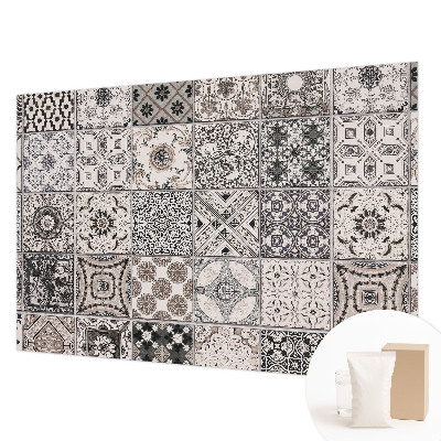 Mural de fotos na parede Padrões de azulejos