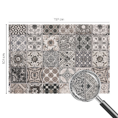 Mural de fotos na parede Padrões de azulejos