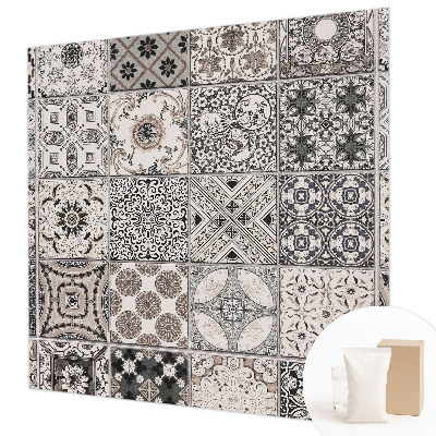 Mural de fotos na parede Padrões de azulejos