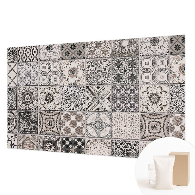 Mural de fotos na parede Padrões de azulejos