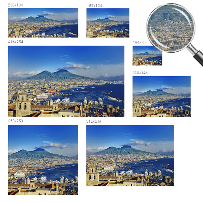 Papel de parede fotográfico Panorama da praia