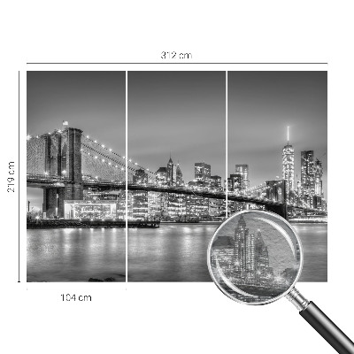 Papel de parede para sala A ponte da metrópole