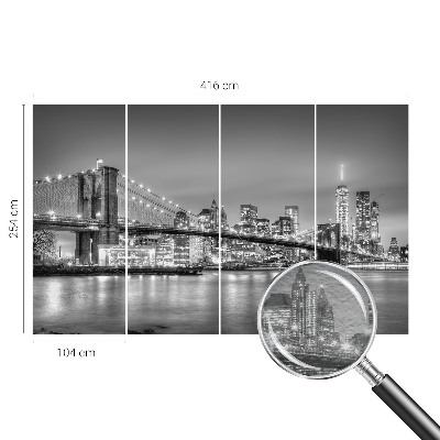 Papel de parede para sala A ponte da metrópole