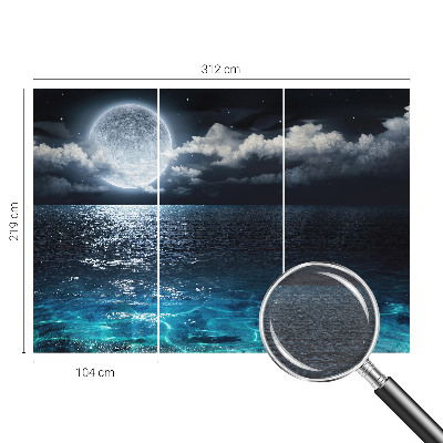 Papel de parede para quarto Mar noturno