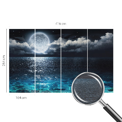 Papel de parede para quarto Mar noturno