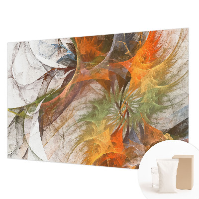 Mural de fotos na parede caleidoscópio abstrato