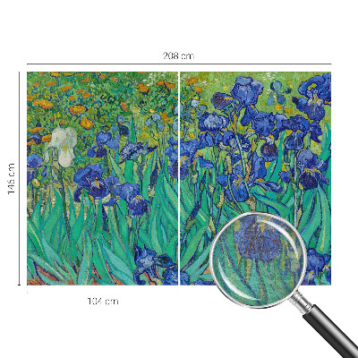 Papel de parede para sala Flores do jardim