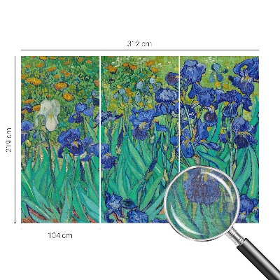 Papel de parede para sala Flores do jardim