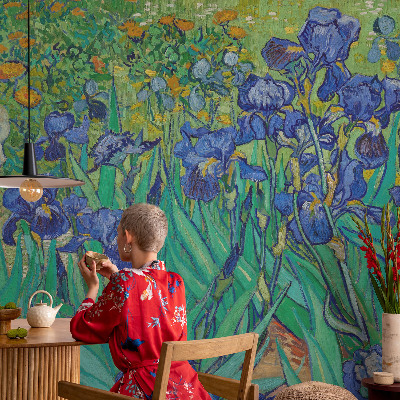 Papel de parede para sala Flores do jardim