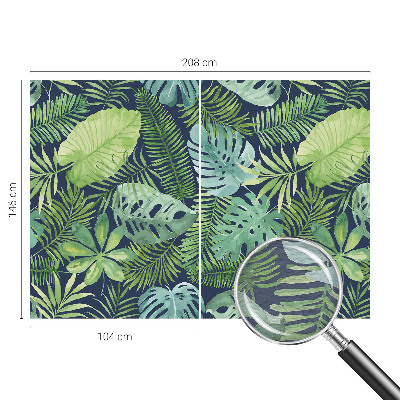 Papel de parede Folhas tropicais