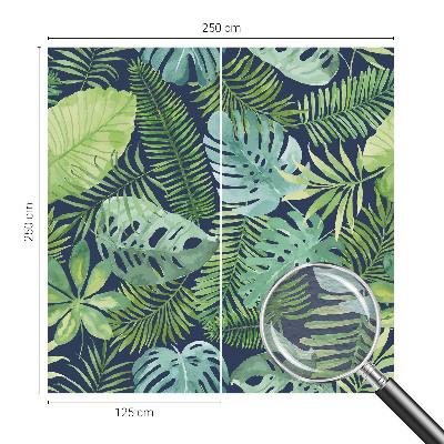 Papel de parede Folhas tropicais