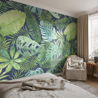 Papel de parede Folhas tropicais