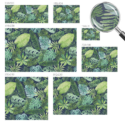 Papel de parede Folhas tropicais