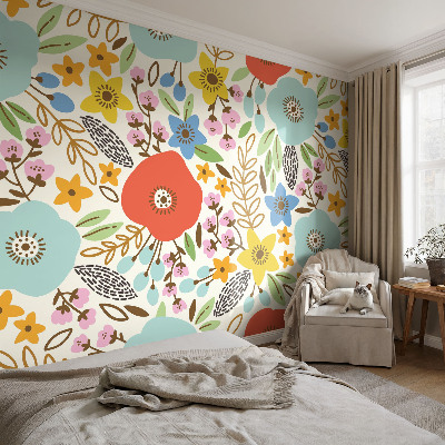 Fotomural Estampa floral