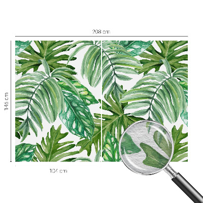 Papel de parede fotográfico Folhas exóticas