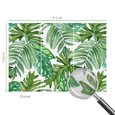 Papel de parede fotográfico Folhas exóticas
