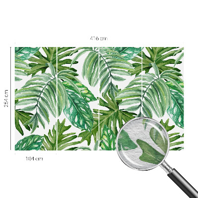 Papel de parede fotográfico Folhas exóticas