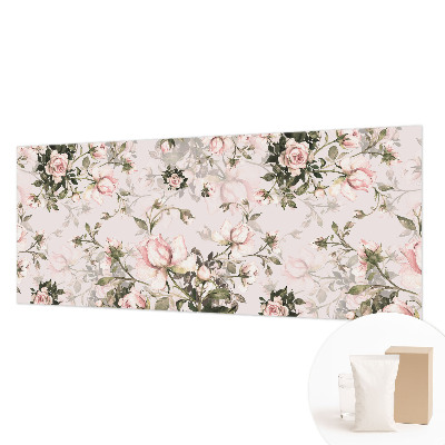 Papel de parede para sala Estampa floral